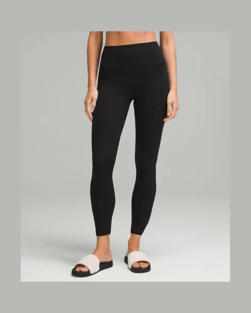 LULULEMON Align Hose mit hohem Bund Diamond für Frauen – 64 cm – Größe in Black Black