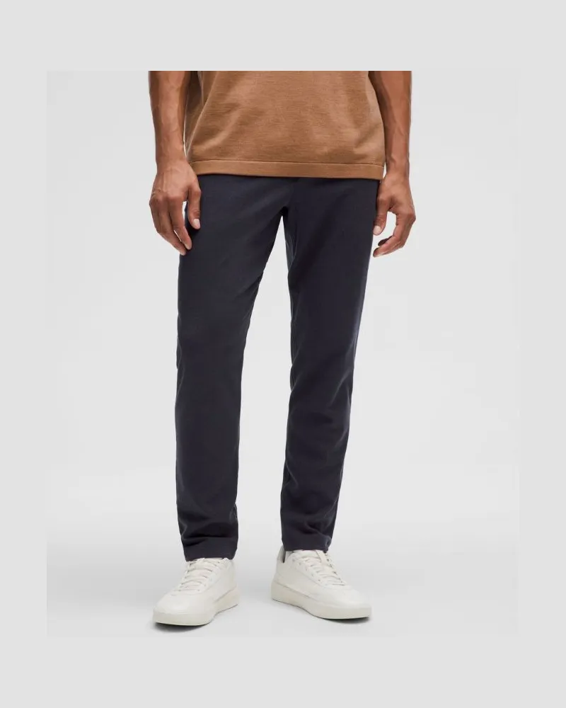 LULULEMON ABC Chinohose im Slim Fit Flanell für Männer – 81 cm – Größe in Heathered Black Night Heathered