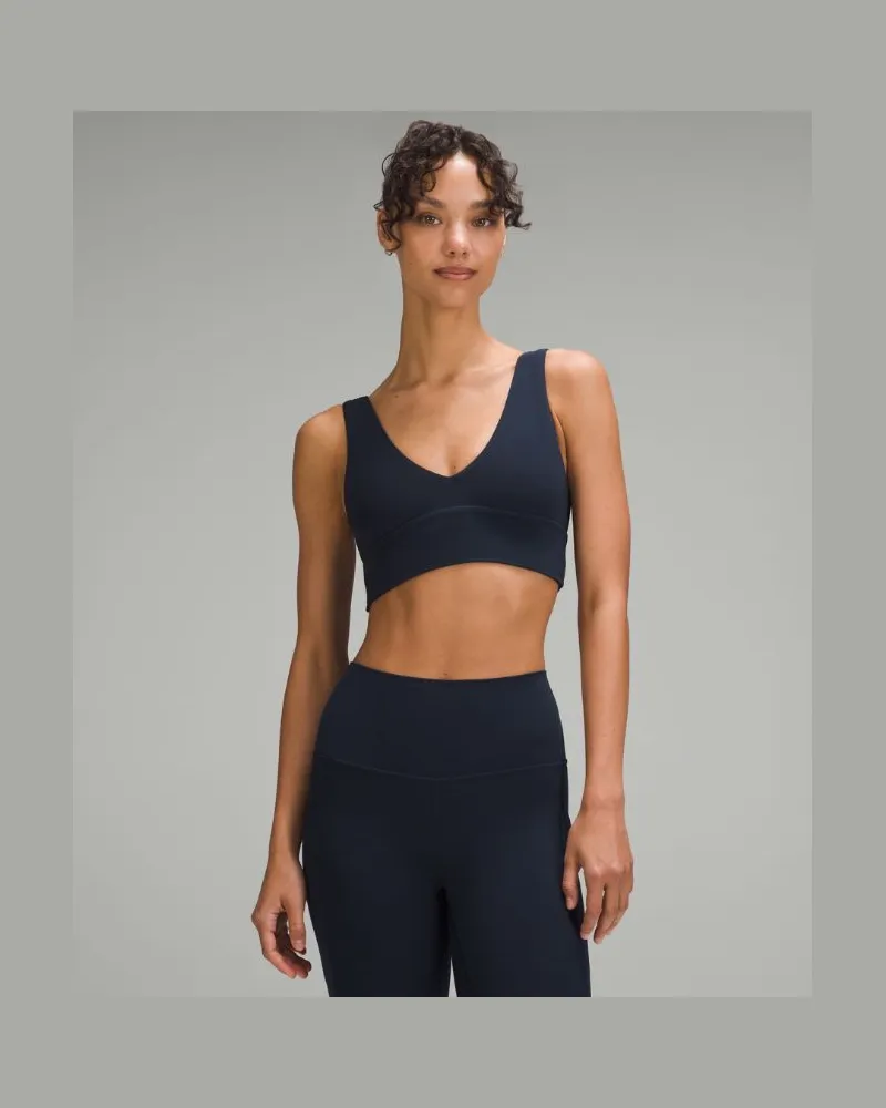 LULULEMON Align BH mit V-Ausschnitt Leichter Halt A/B-Cups für Frauen – Größe in True Navy True
