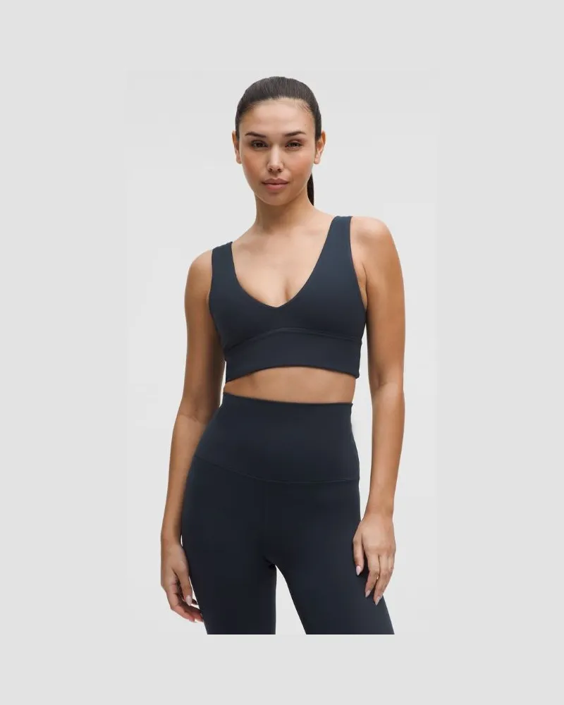 LULULEMON Align BH mit V-Ausschnitt Leichter Halt A/B-Cups für Frauen – Größe in True Navy True