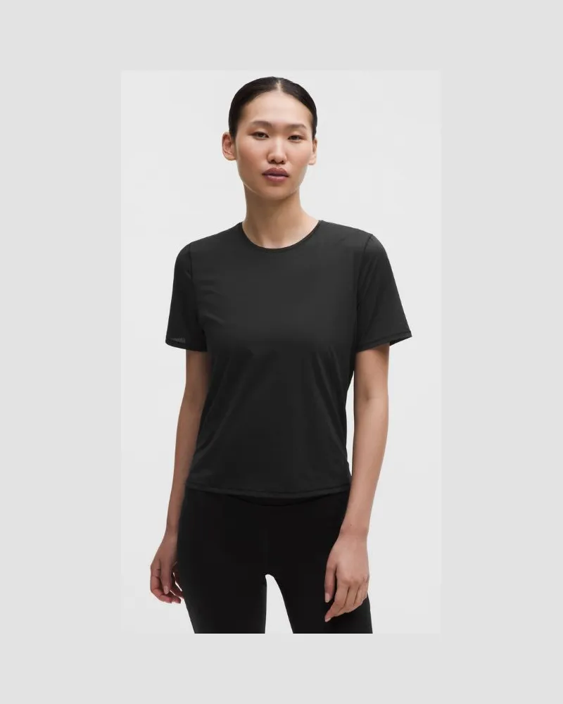LULULEMON Leichtes Kurzarmshirt fürs Laufen für Frauen – Größe in Black Black