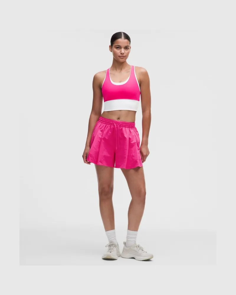 LULULEMON Tennis-Trainingsshorts für Frauen – 10 cm – Größe in Flamingo Fun Tone Flamingo