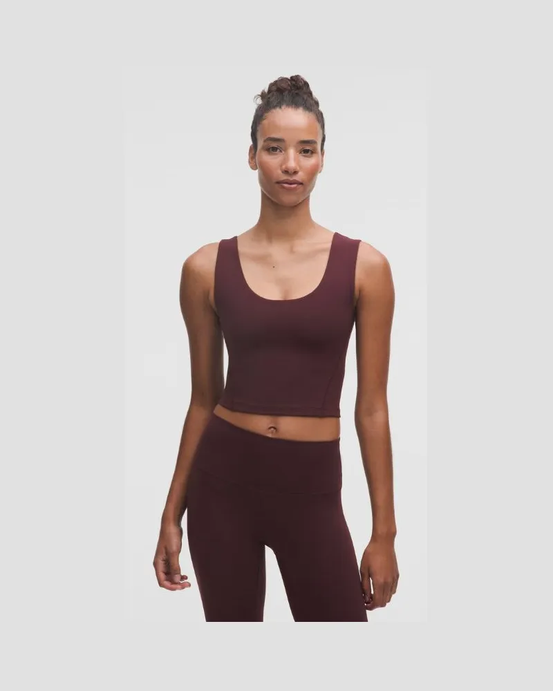 LULULEMON Wunder Train Tanktop mit breiten Trägern Mittlerer Halt für B–D-Cups für Frauen – Größe in Goodnight Plum Goodnight