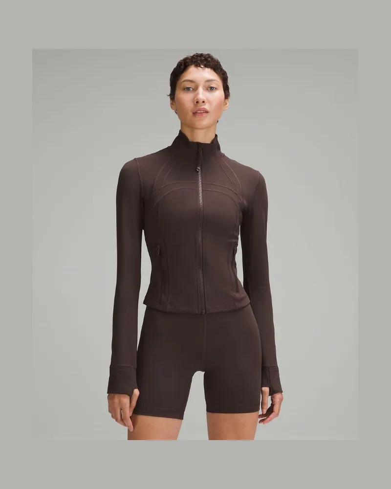 LULULEMON Define Crop-Jacke Nulu für Frauen – Größe in Espresso Espresso