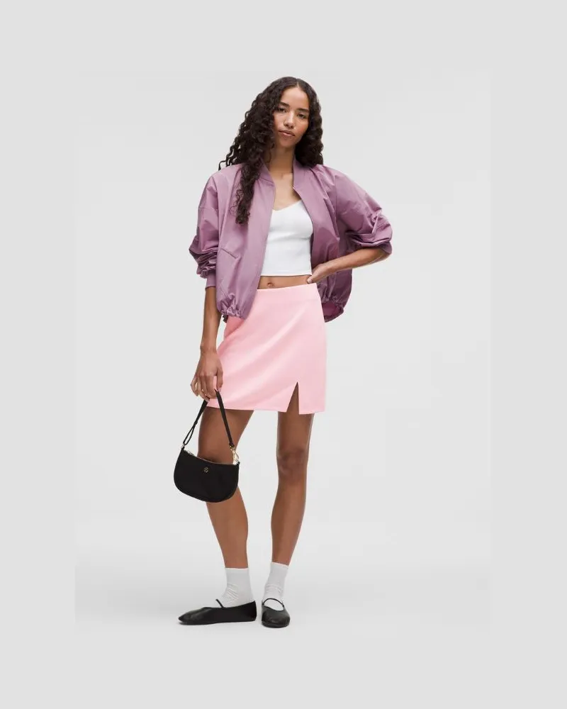 LULULEMON Minirock mit hohem Bund aus Softstreme für Frauen – Größe in Pink Organza Pink