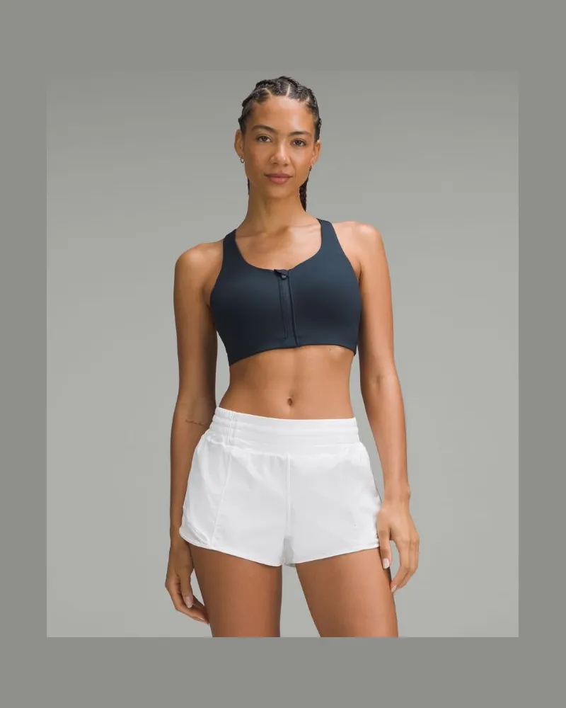 LULULEMON Energy BH mit starkem Halt und Frontreißverschluss für B–G-Cups für Frauen – Größe in True Navy True