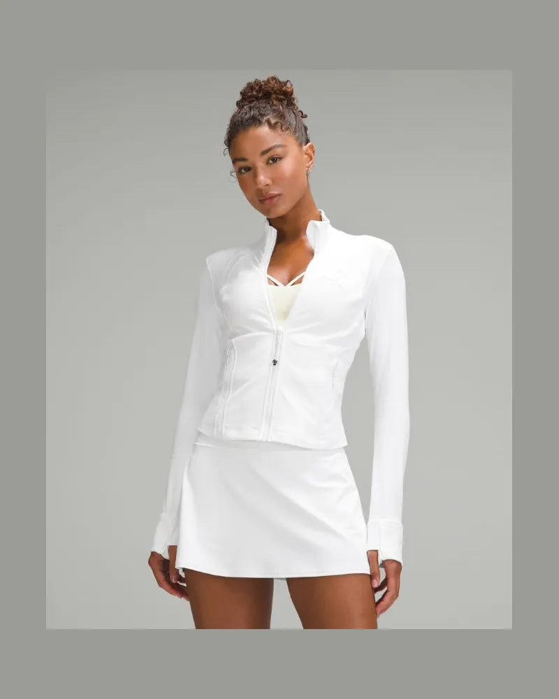 LULULEMON Define Crop-Jacke Nulu für Frauen – Größe in White White