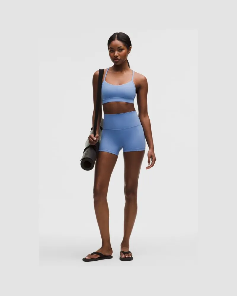 LULULEMON Align Shorts mit hohem Bund für Frauen – 10 cm – Größe in Prep Blue Prep