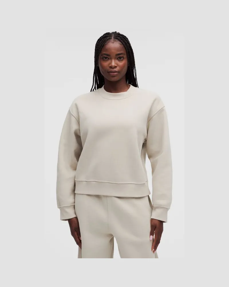 LULULEMON Steady State-Rundhalspullover aus SuperLoft für Frauen – Größe in Hailstone Grey Hailstone