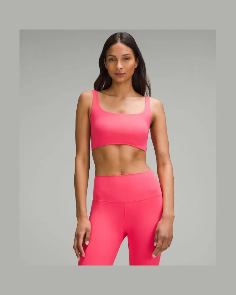 LULULEMON Bend This Bh Mit Quadratischem Und U Ausschnitt Leichter Halt A–C Cups Glaze