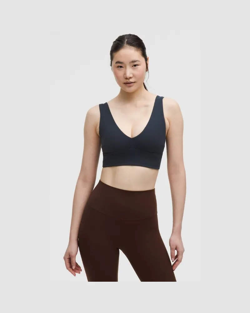 LULULEMON Align BH mit V-Ausschnitt Leichter Halt C/D-Cups für Frauen – Größe in True Navy True