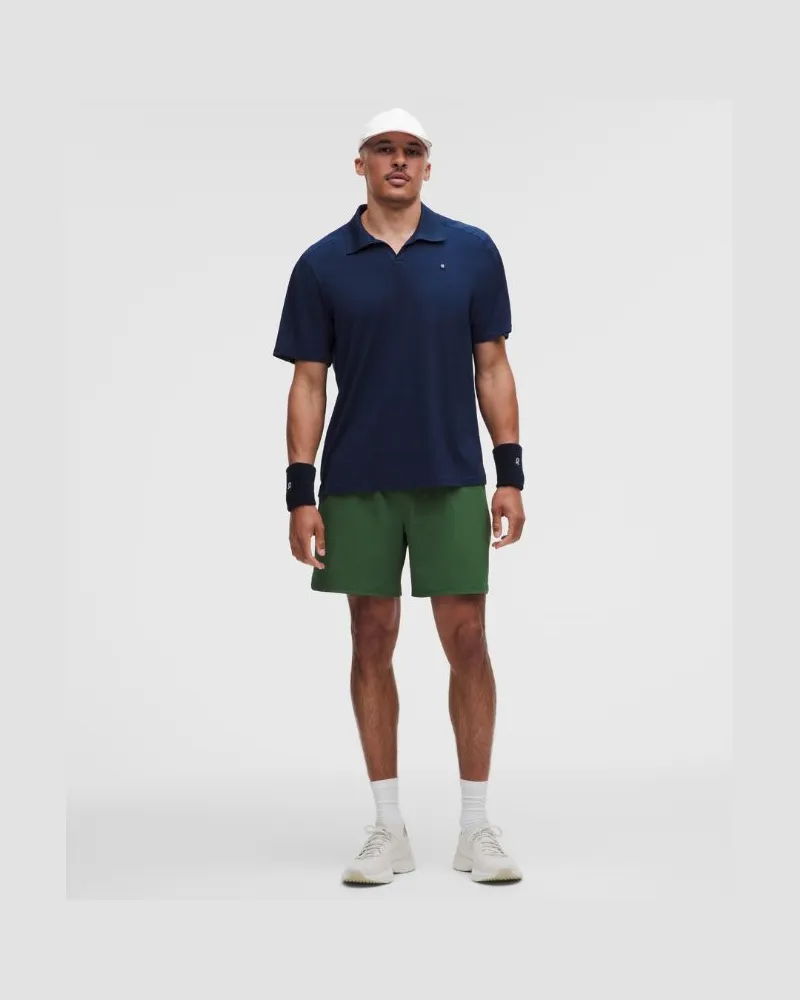 LULULEMON Texturierte Swift Tennisshorts für Männer – 18 cm – Größe in Green Cove Green
