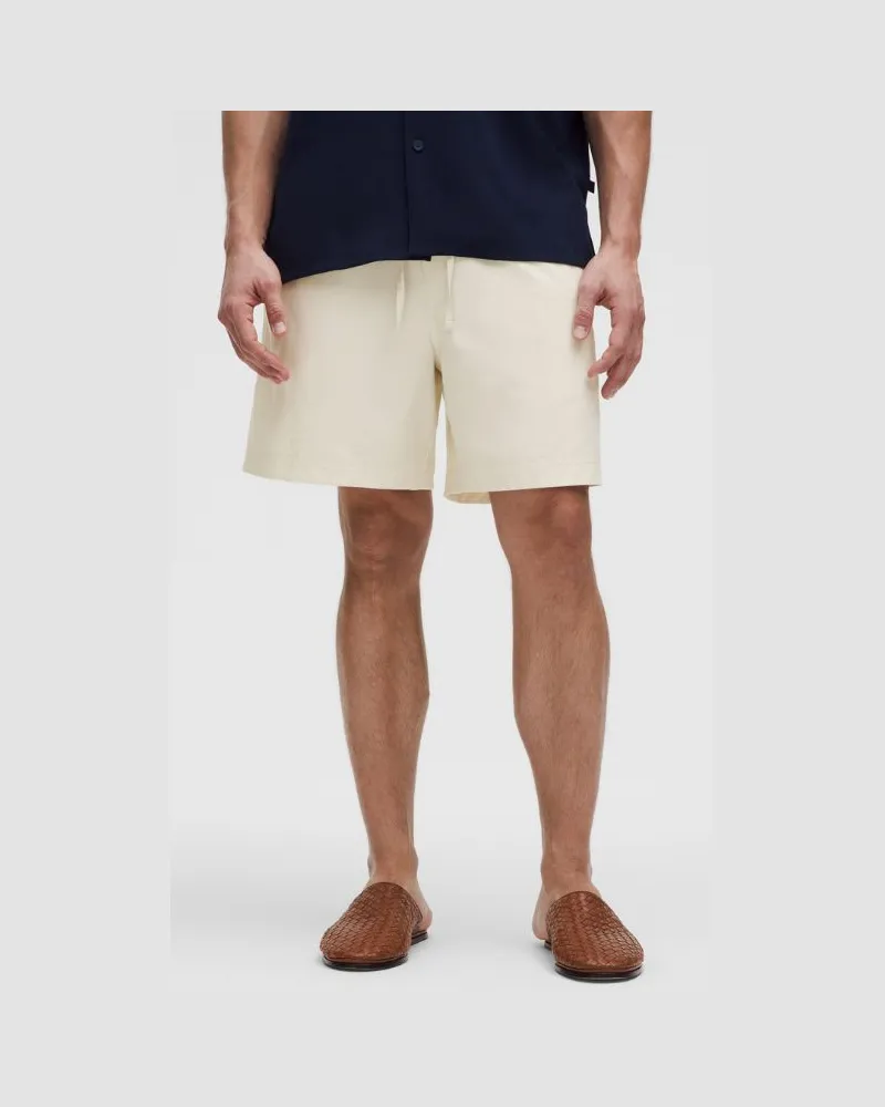 LULULEMON LuluLinen Pull-on-Shorts für Männer – 18 cm – Größe in Light Ivory Light