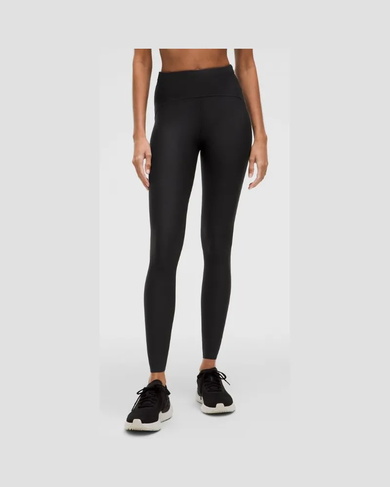 LULULEMON SenseKnit Laufleggings mit hohem Bund für Frauen – 71 cm – Größe in Black Black