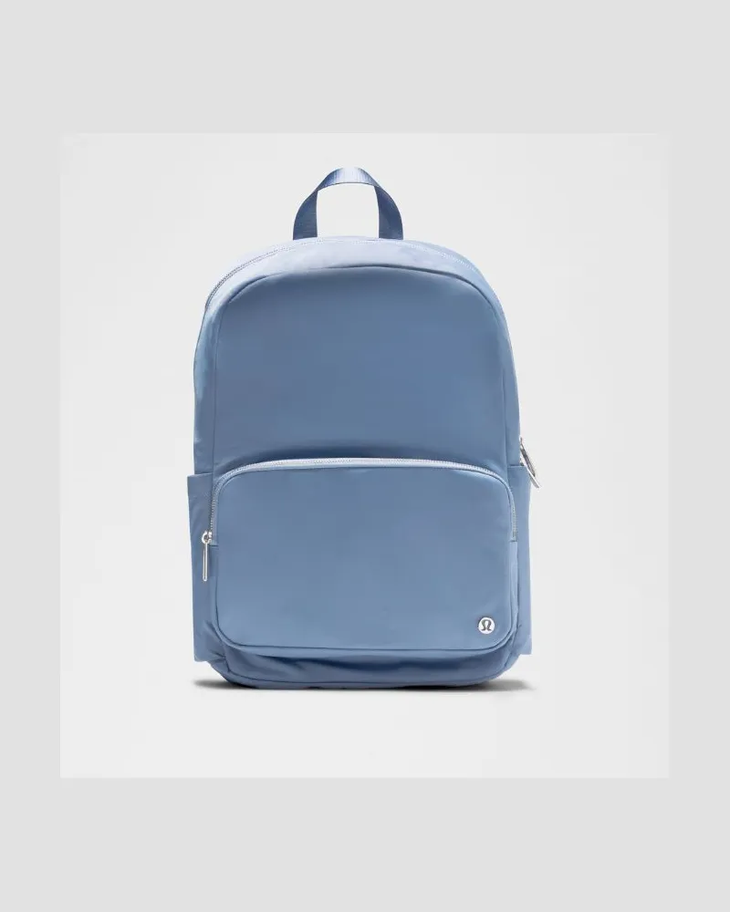 LULULEMON Everywhere Rucksack 22 l Metalldetails – Größe in Washed Denim/Sheer Oak/Silver Washed