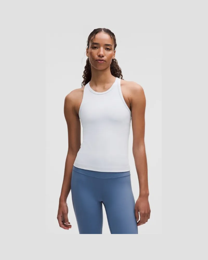 LULULEMON Align Racerback-Tanktop in Taillenlänge für Frauen – Größe in Starch Blue Starch