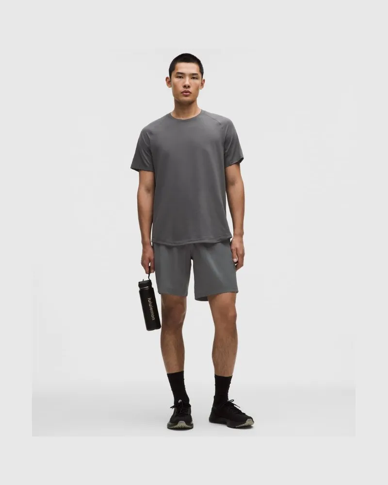 LULULEMON Pace Breaker Shorts ohne Liner für Männer – 23 cm – Größe in Onyx Grey Onyx