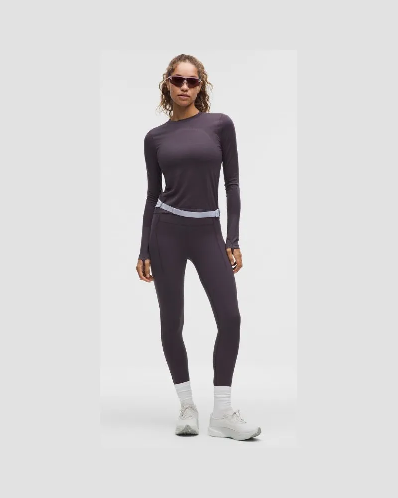 LULULEMON Swift Speed Leggings mit hohem Bund für Frauen – 64 cm – Größe in Atmospheric Purple Atmospheric