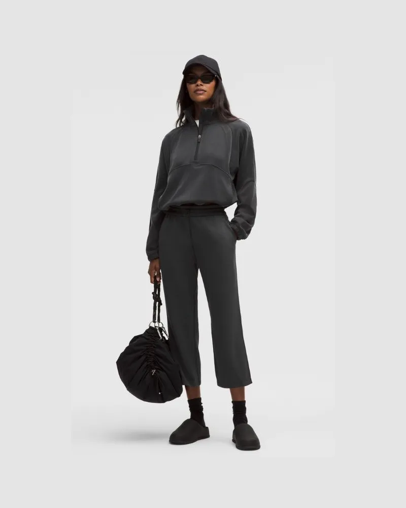 LULULEMON Softstreme Crop-Hose mit geradem Bein und hohem Bund für Frauen – Größe in Black Black