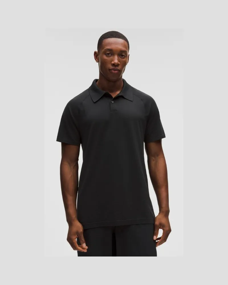 LULULEMON Metal Vent Tech Poloshirt für Männer – Größe in Black Black