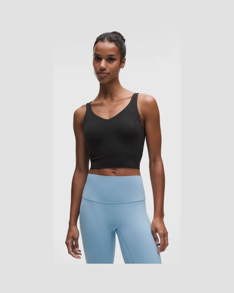 LULULEMON Align Tanktop Leichter Halt C/D-Cups für Frauen – Größe in Black Black