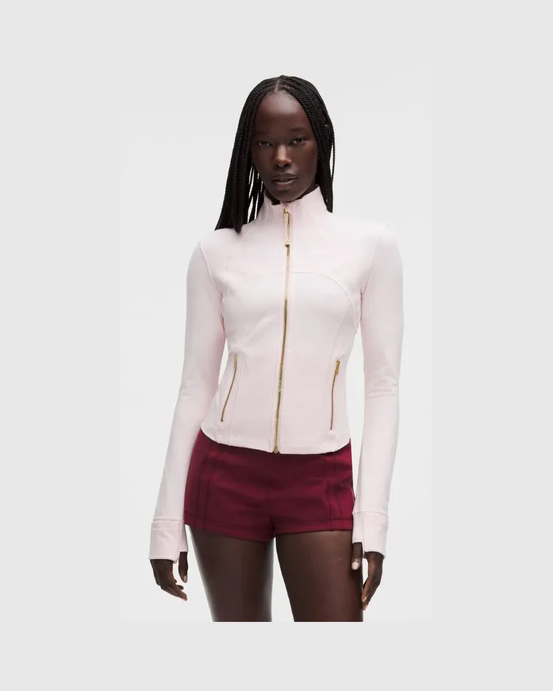LULULEMON Define Crop-Jacke Nulu für Frauen – Gold – Größe Pink