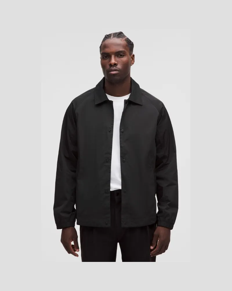 LULULEMON Jacke im Coaching-Style für Männer – Größe in Black Black