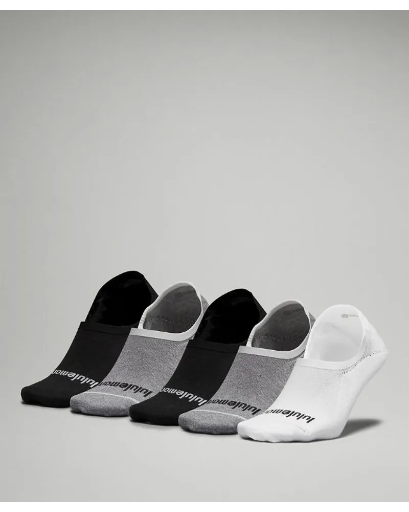 LULULEMON Daily Stride Comfort No-Show-Socken 5er-Pack Black