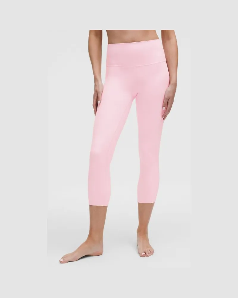 LULULEMON Align Crop Leggings mit hohem Bund für Frauen – 58 cm – Größe in Pink Organza Pink