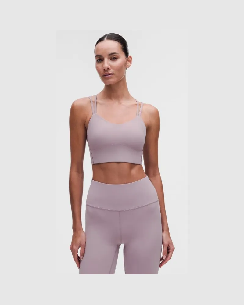 LULULEMON Like a Cloud Longline-BH Leichter Halt B/C Cups für Frauen – Größe in Shallot Shallot