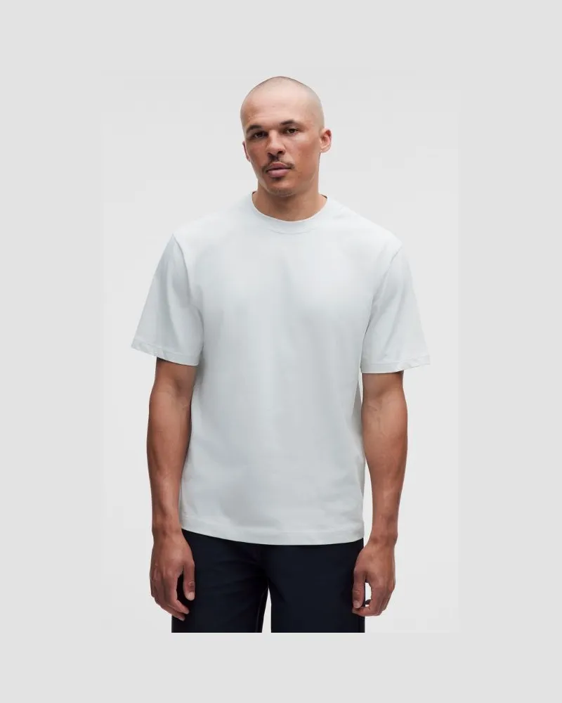 LULULEMON T-Shirt aus schwerem Baumwoll-Jersey für Männer – Größe in Polo Pastel Polo