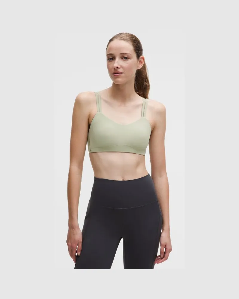 LULULEMON Like a Cloud BH Leichter Halt B/C Cups für Frauen – Größe in Fog Green Fog