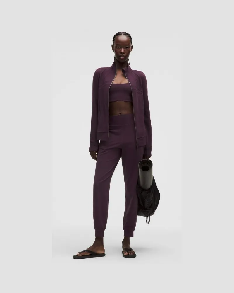 LULULEMON Align Jogginghose mit hohem Bund Normale Länge für Frauen – Größe in Black Plum Black