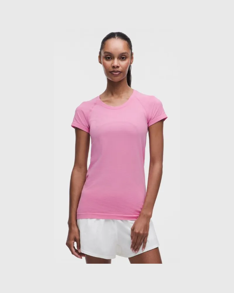 LULULEMON Swiftly Tech Kurzarmshirt 2.0 Hüftlänge für Frauen – Größe in Sweet Sorbet Sweet