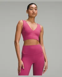 LULULEMON Align BH mit V-Ausschnitt Leichter Halt C/D-Cups Washed