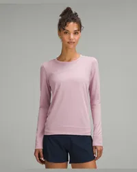 LULULEMON Swiftly Langarmshirt im Relaxed Fit Hüftlänge Rose