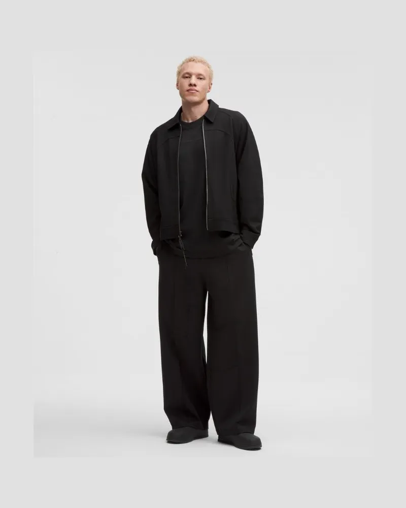 LULULEMON Ponte Wide-Leg Pintuck Pant SLNSH Collection für Männer – Größe in Black Black