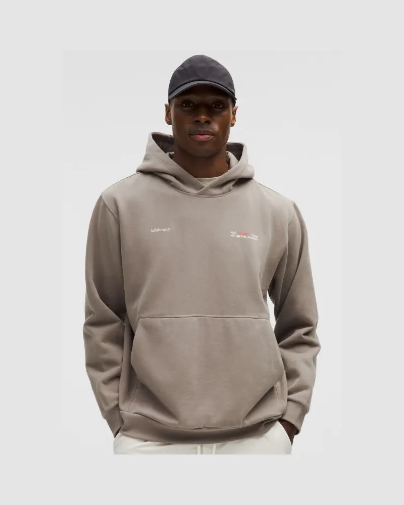 LULULEMON Steady State Hoodie Grafik für Männer – Khaki – Größe Warm