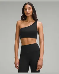 LULULEMON Bend This Asymmetrischer BH Leichter Halt A-C-Cups Black