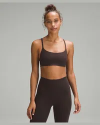 LULULEMON Wunder Train BH mit Racerback-Trägern Leichter Halt A/B-Cups Espresso