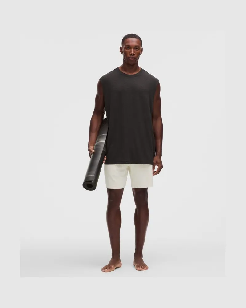 LULULEMON Nulu Yoga-Shorts im Classic Fit für Männer – 18 cm – Größe in Light Ivory Light