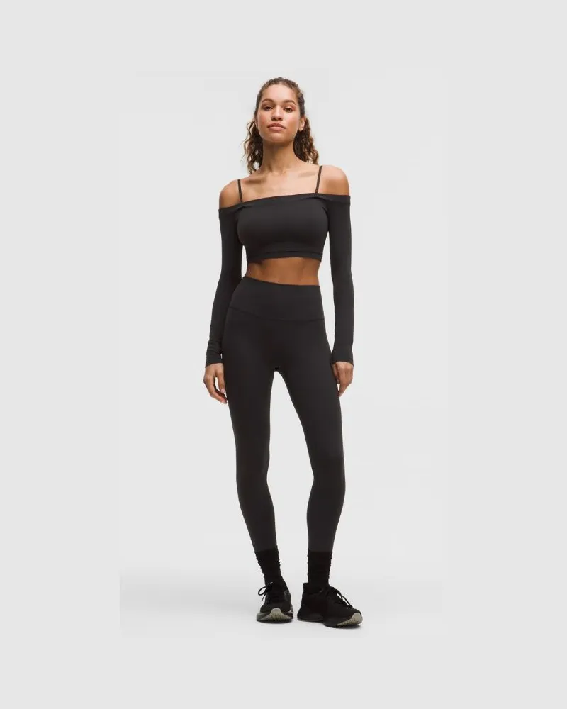 LULULEMON Wunder Train No Line High-Rise Leggings 25" für Frauen – Größe in Black Black
