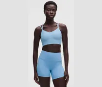 Like a Cloud Gerippter Longline-BH leichter Halt B/C Cups für Frauen – Größe in Dreamy Blue