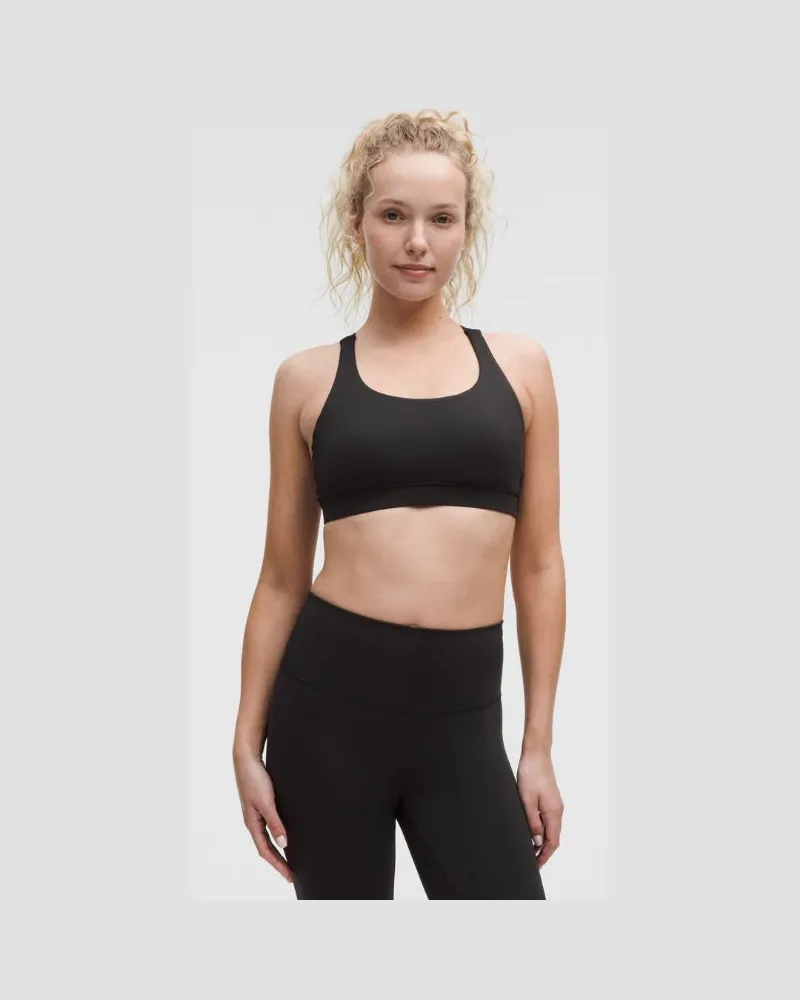 LULULEMON Energy BH Mittlerer Halt B–D-Cups für Frauen – Größe in Black Black