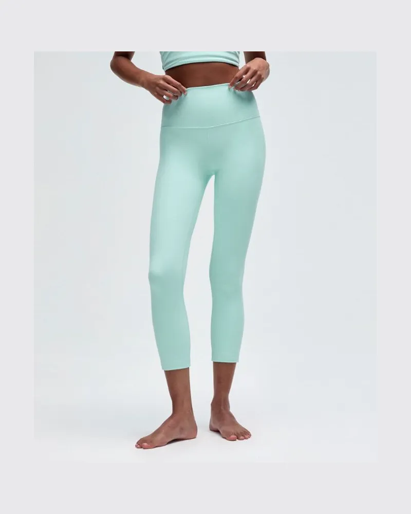 LULULEMON Align Crop Leggings mit hohem Bund für Frauen – 58 cm – Größe in Ideal Mint Ideal