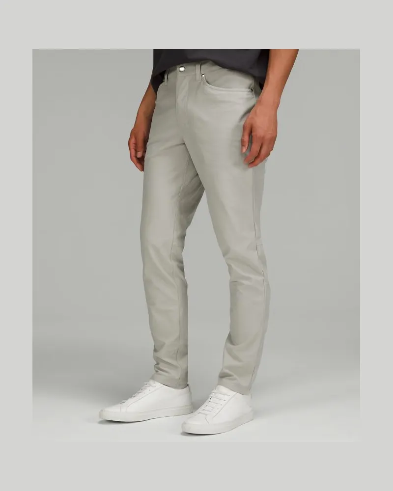 LULULEMON ABC Hose im Slim Fit mit 5 Taschen Utilitech für Männer – 81 cm – Größe in Seal Grey Seal