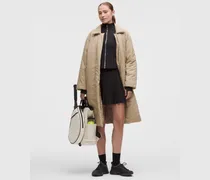 Isolierter ThermoZen-Regenmantel für Frauen – Khaki – Größe