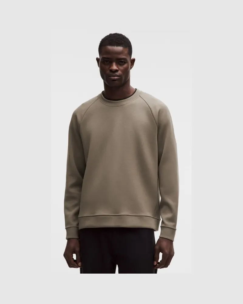 LULULEMON Smooth Spacer Pullover mit Rundhalsausschnitt im Classic Fit für Männer – Größe in Nomad Nomad