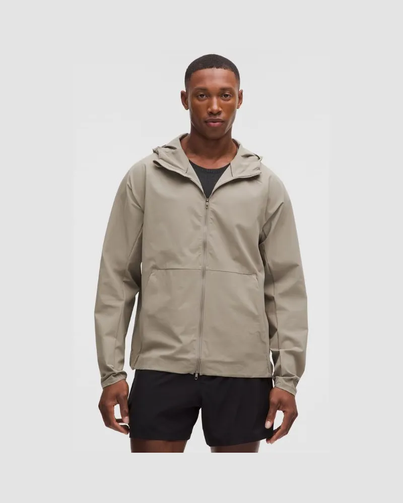 LULULEMON Pace Breaker Jacke für Männer – Khaki – Größe Warm