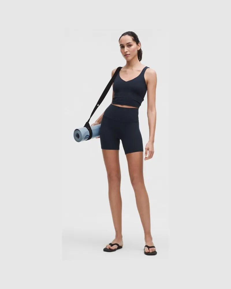 LULULEMON Align No Line Shorts mit hohem Bund für Frauen – 15 cm – Größe in True Navy True